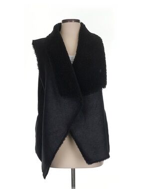 Velvet by Graham & Spencer Black Faux Shearling Vest